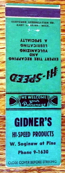 Hi-Speed Gas (HiSpeed Gas) - Matchbook Lansing